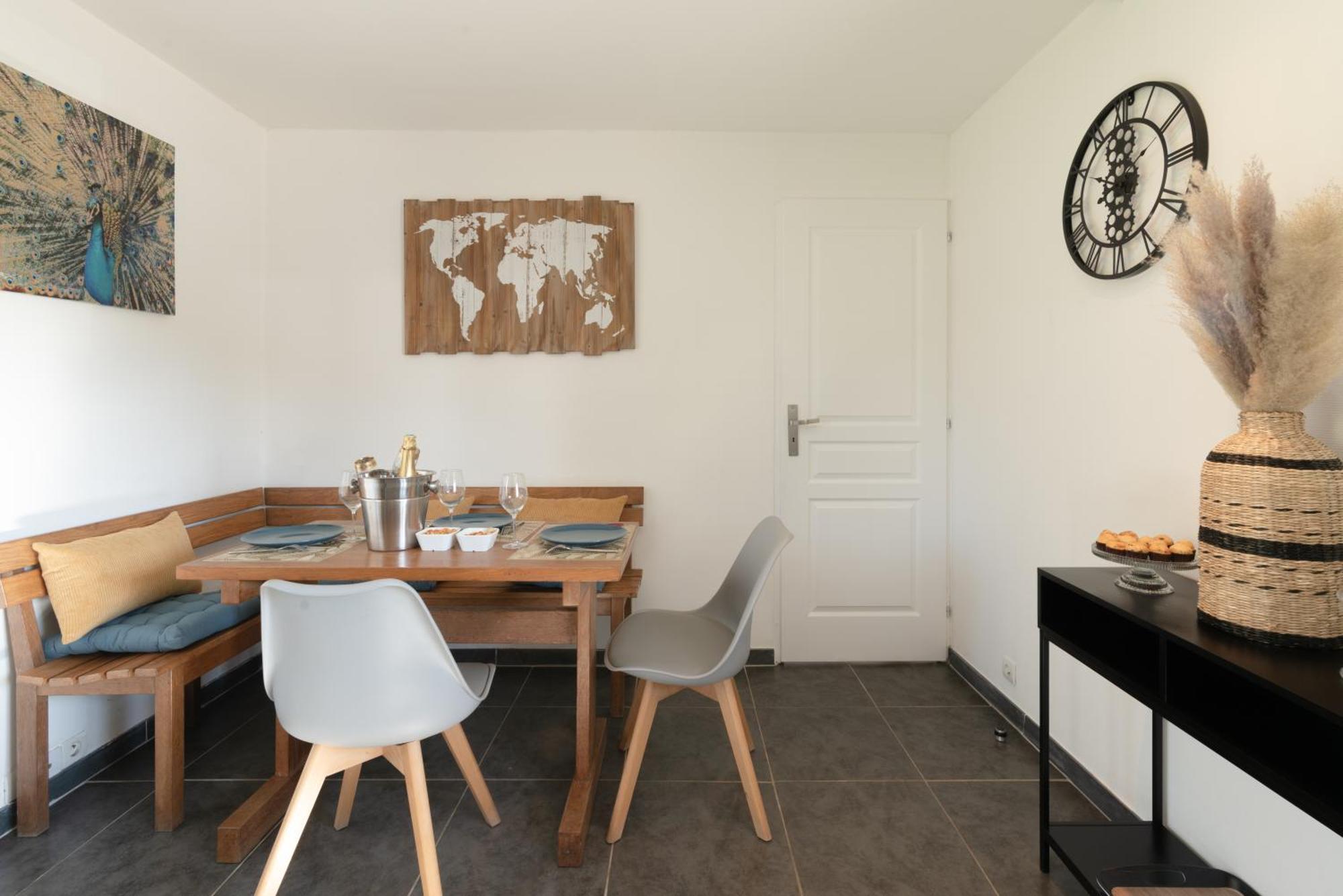 Appartement La Baule Pornichet Terrasse - Cuisine - Calme - Wifi - Parking Gratuit Dış mekan fotoğraf